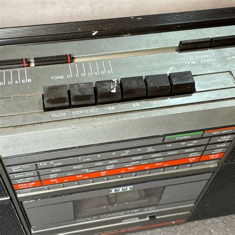 Itt Golf Cassette Band Boombox With Fm Mw Lw Sw Radio Vintage