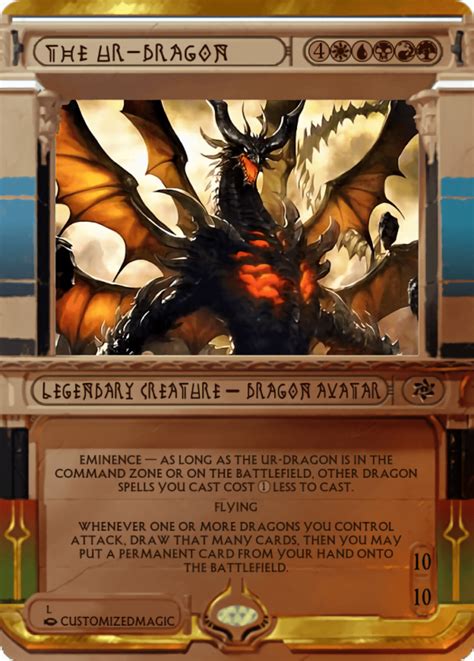 The Ur Dragon Magic The Gathering Proxy Cards