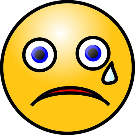 Sadness Smiley Face Clip Art Sad Emoji Png Download 640639 Free