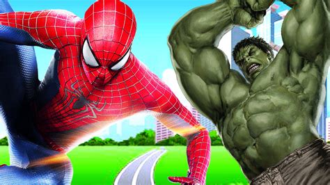 22 Spider Man Versus Hulk Fight Pics Spider Man Hintergrund