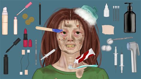 asmr homeless old woman transformation makeup animation 메이크업애니메이션 youtube