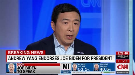Andrew Yang Endorses Joe Biden