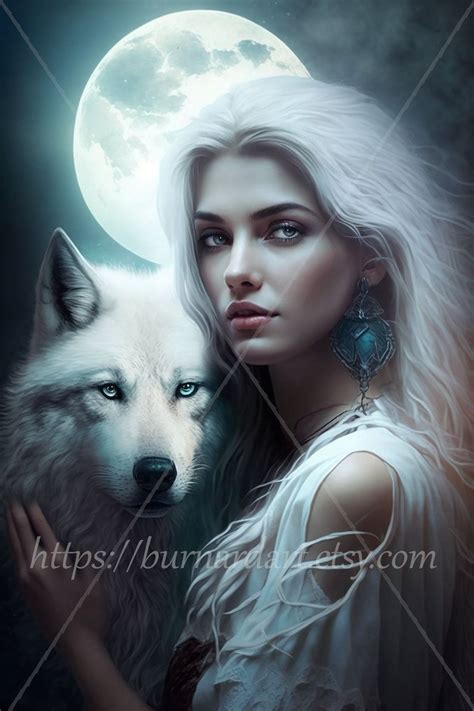 Fantasy Wolf Fantasy Art Women Beautiful Fantasy Art Wolf Images