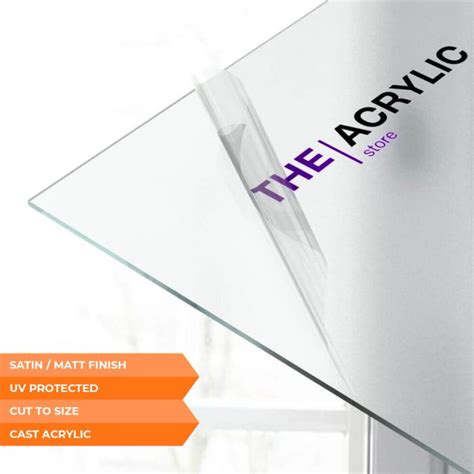Clear Frosted Acrylic Sheet