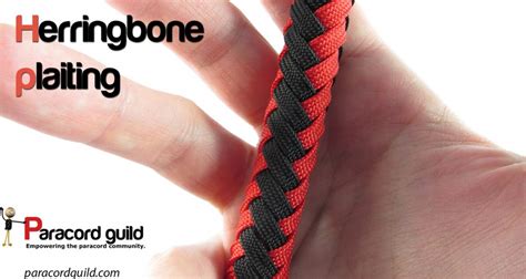 Paracord braiding is a popular technique used to make lanyards and ties for survival gear. Herringbone plaiting around a core - Paracord guild