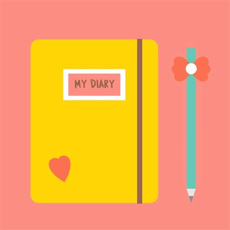 My Diary Vector Free Download