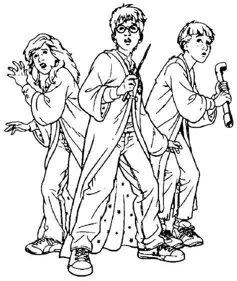 Coloring Pages: Harry Potter Coloring Pages Free and Printable
