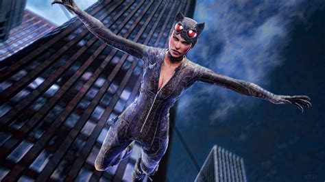 381645 Catwoman Jumping Out Of Building Artwork 4k Rare Gallery Hd