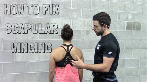 How To Fix Scapular Winging A Case Study With Exercises Youtube