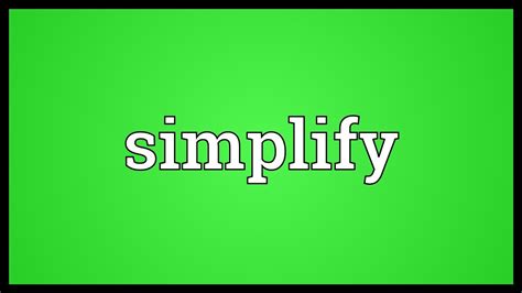 The Meaning Of Simplify Simplification Algebra Bodmas Shortcuts The