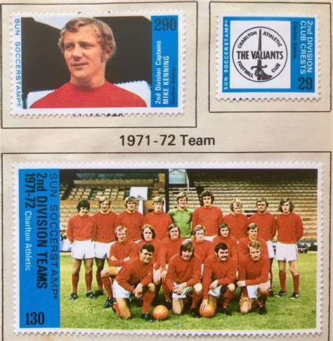 Charlton Athletic stamps in 1971 with The Sun newspaper. | Charlton athletic, Charlton, Athletic