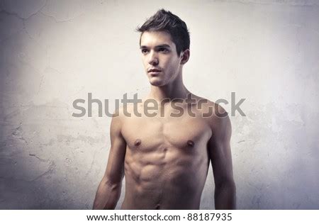 Handsome Bare Chested Man Stock Photo Shutterstock