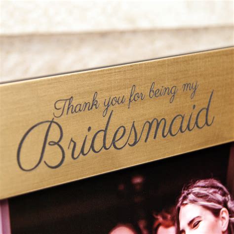Personalised Bridesmaid Photo Frame By Urban Twist