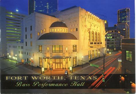 Usa Texas Bass Performance Hall Ft Worth Texas Marriage Retreat