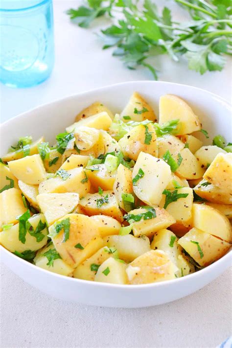 Simple Potato Salad Recipe No Mayo Deporecipe Co