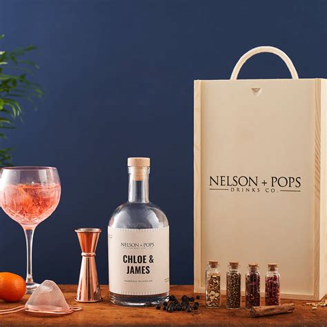 Personalised Make Your Own Gin Kit By Nelson Pops