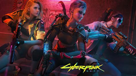 2048x1152 Cyberpunk 2077 Girl Team 2048x1152 Resolution Wallpaper, HD