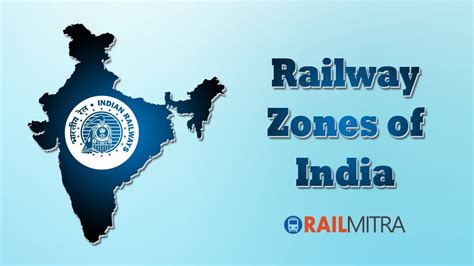 16 Railway Zones Of India In Map