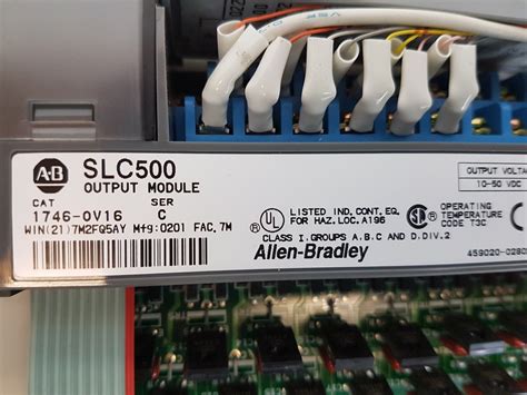 Allen Bradley 1746 OV16 Output Module SLC 500 Series C Good Condition