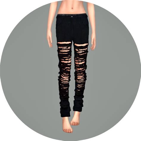Ripped Pants Loose Fit At Marigold Sims 4 Updates