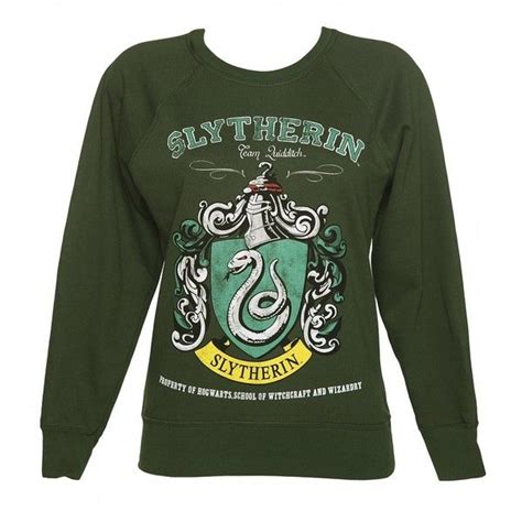 Ladies Harry Potter Slytherin Team Quidditch Sweater Harry Potter