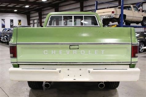 1976 Chevrolet K 10 Scottsdale 46462 Miles Green Pickup