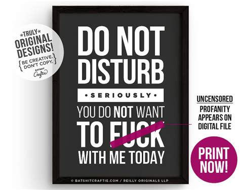 Printable Funny Do Not Disturb Sign Printable Word Searches