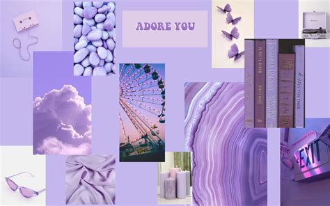 Lilac Aesthetic Wallpaper Pc Aesthetic Themes Pattern Wallpaper