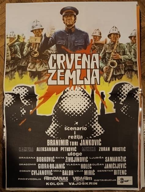 Crvena Zemlja Originalni Filmski Plakat