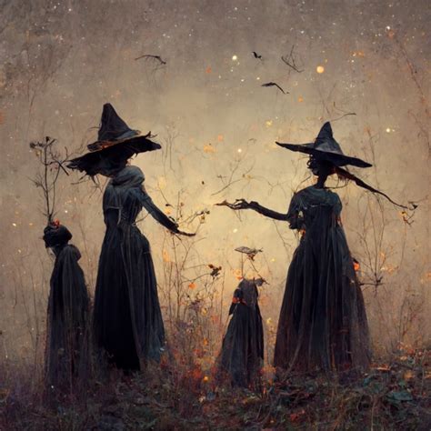 beautiful witches midjourney openart