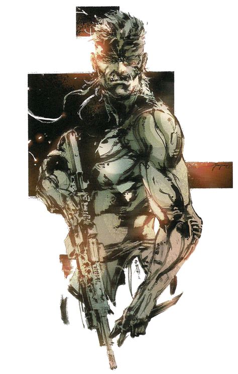 Solid Snake Illustration Metal Gear Solid 4 Art Gallery