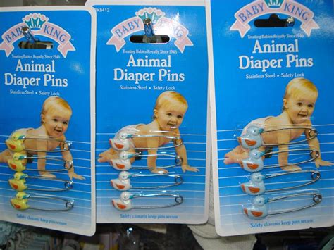 Pack Of 4 Baby Cloth Diaper Pins