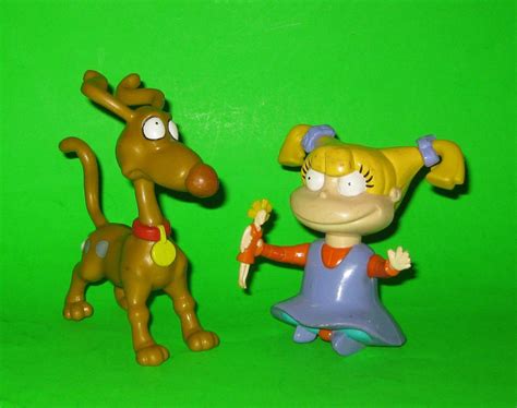 Rare Vintage Rugrats Angelica W Cynthia Doll 1997 Spike Nickelodeon Nicktoons 1874198203