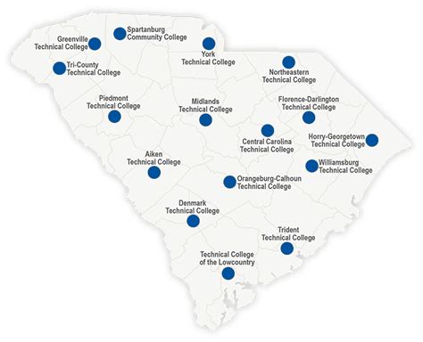 Map Of Colleges In North Carolina