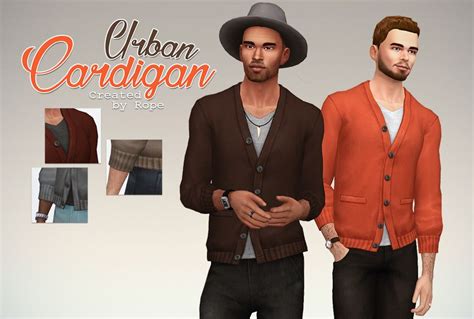 Lilsimsie Faves — Simsontherope Urban Cardigan For The Sims 4