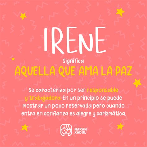 Significado del nombre Irene