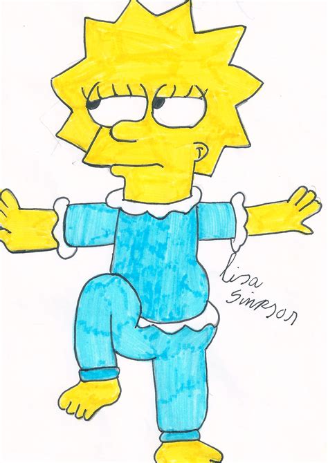 Lisa Simpson By Morganfreemanart On Deviantart