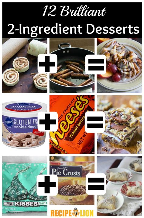 17 Brilliant 2 Ingredient Desserts Pinterest You Ve Recipes And Food