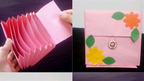 No need to buy wallets any more ! DIY accordion paper wallet - How to make a paper wallet ...