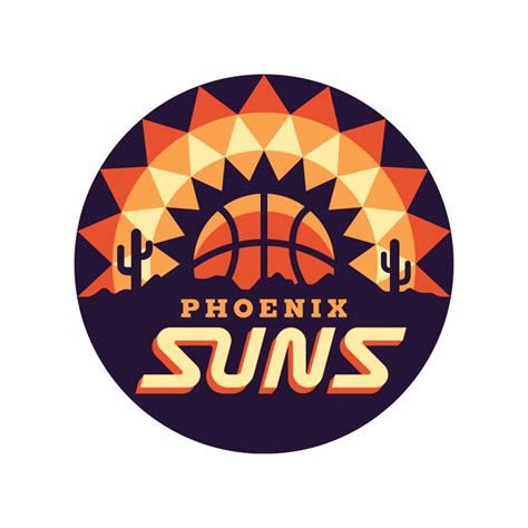 The bold logo conveys the suns' fast pace and flair on the court, as well as the organization's forward trajectory. Michael Weinstein NBA Logo Redesigns