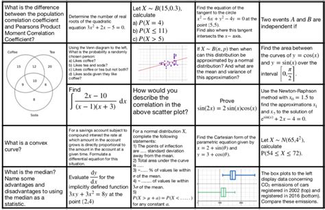 Aqa A Level Maths Paper 3 Warmup Mathematicsandcoding