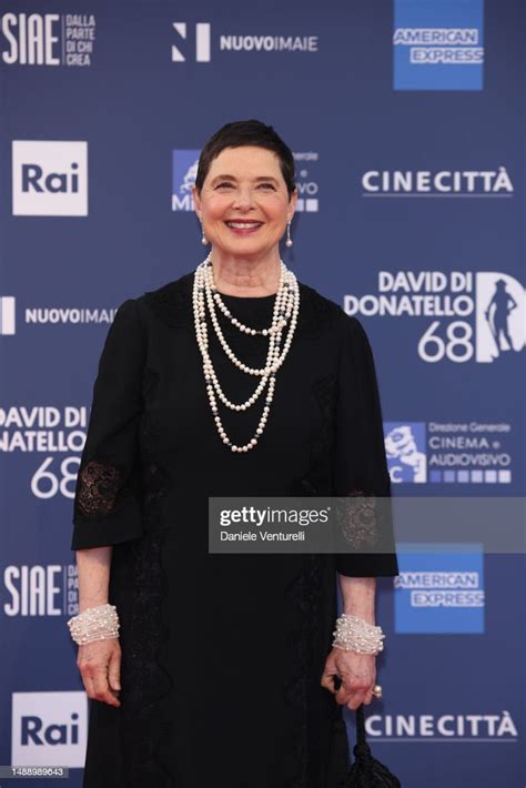 Isabella Rossellini Attends The 68th David Di Donatello Red Carpet On