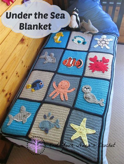 Under The Sea Blanket Baby Blanket Crochet Pattern