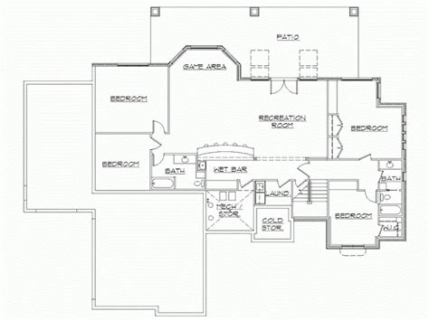 2021's leading website for floor plans & designs with walkout basement. Basement Eplans Rambler Floor Plan Plans Home - House Plans | #29453