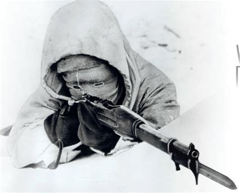White Death Aka Simo Häyhä Was A Finnish Sniper In Ww2 Who Holds
