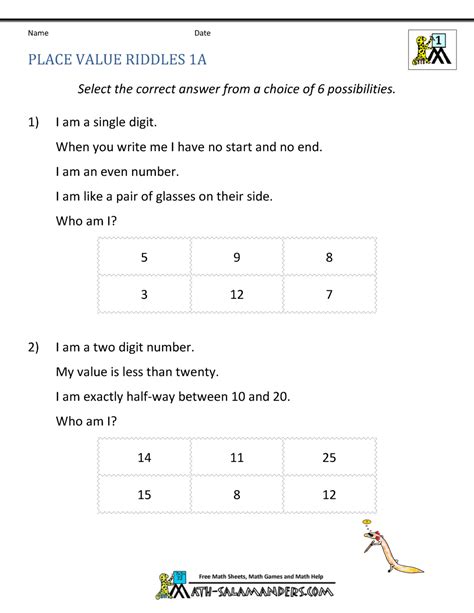 Math Riddle Worksheets Math Riddle Sheets Teaching Resources Teachers