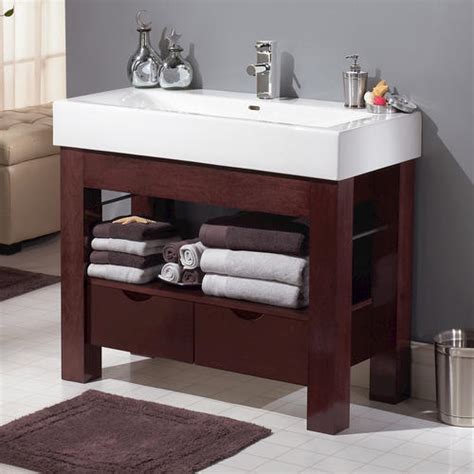 24 bathroom vanity with sink counter top tempered glass vessel sink 1.5 gpm faucet oil rubbed bronze bathroom vanity cabinet vessel sink combo, incl. Magick Woods 40"W x 19"D White Sonata Porcelain Vanity Top ...