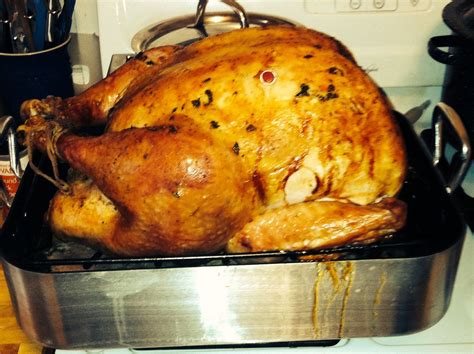 22 pound Roast turkey made with homemade thyme, sage, and rosemary 