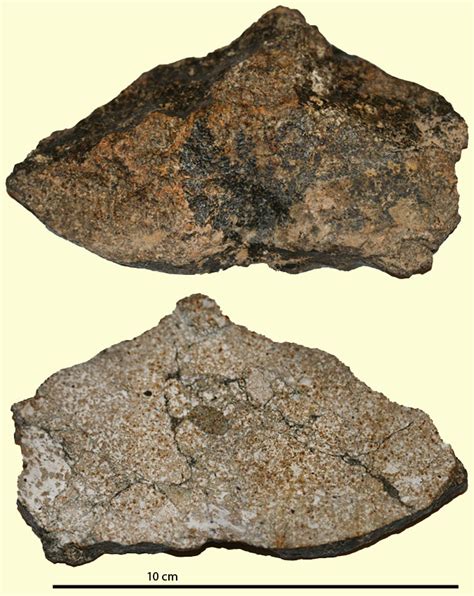 Метеорит Dhofar 007 в Музей истории мироздания