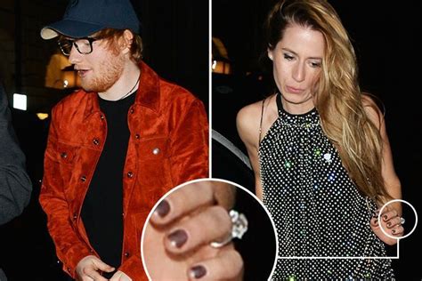 Ed Sheerans Fiancee Cherry Seaborn Flashes Her Huge Engagement Ring As